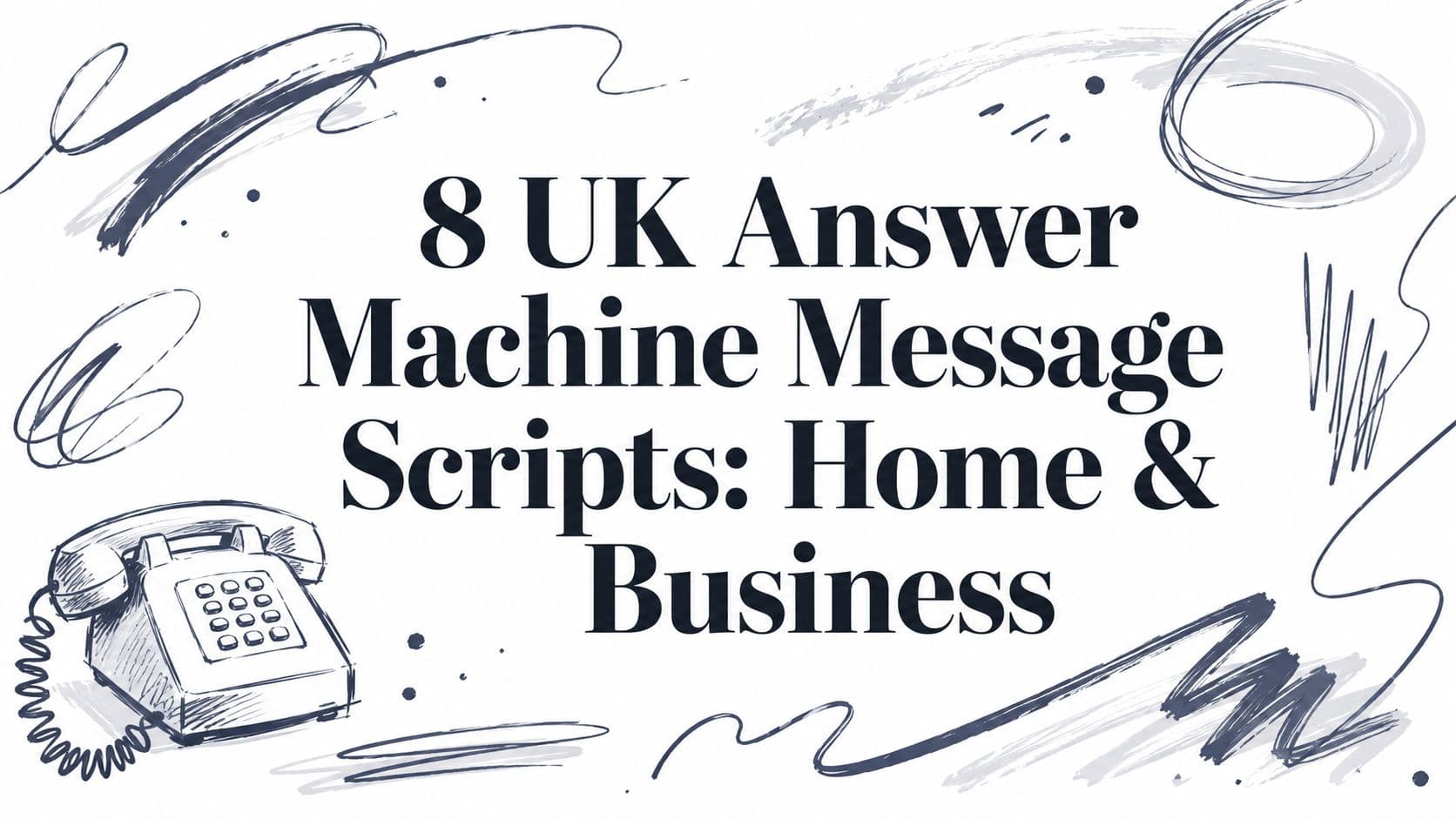 8 UK Answer Machine Message Scripts: Home & Business