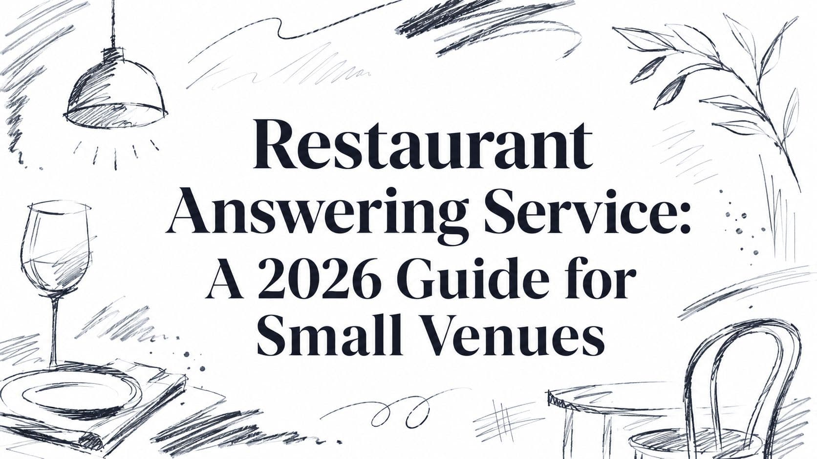 Restaurant Answering Service: A 2026 Guide for Small Venues